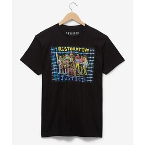 DC Comics Justice League Restorative Justice Black T-Shirt Size 2X New